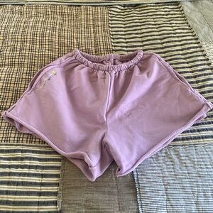 Heavy Manners Lavender Sweat shorts
